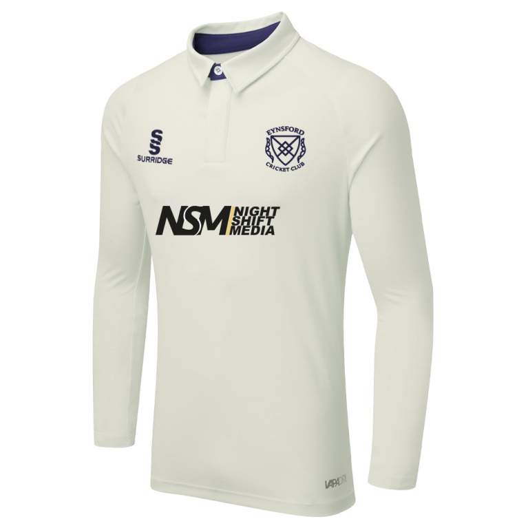 Ergo Long Sleeve Cricket Shirt Navy