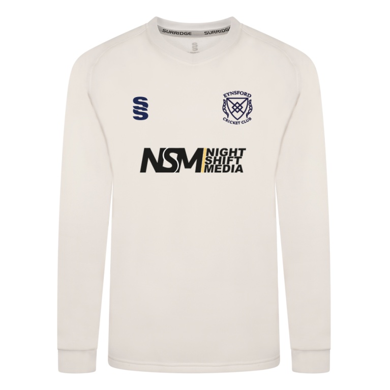 EYNSFORD CC BLAST LONG SLEEVE SWEATER - Ivory